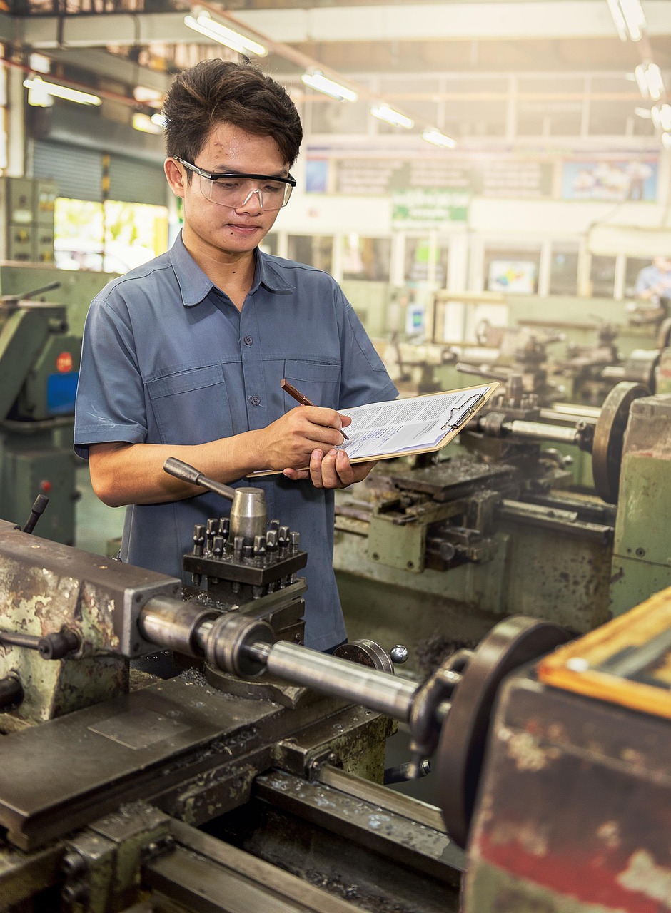 quality control factory inspection clipboard